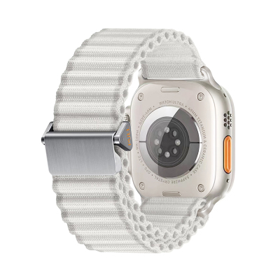 Apple Watch Ultra 49mm Zore KRD-123 Naylon Kumaş Hasır Örgülü Kordon - Zore
