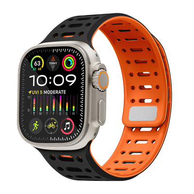 Apple Watch Ultra 49mm Zore KRD-124 Silikon Kordon Strap Kayış - Zore