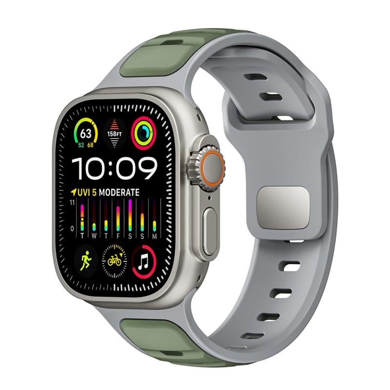 Apple Watch Ultra 49mm Zore KRD-135 Silicone Band Strap Strap - 18