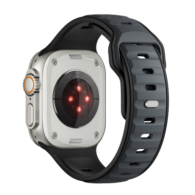 Apple Watch Ultra 49mm Zore KRD-135 Silikon Kordon Strap Kayış - Zore