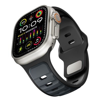 Apple Watch Ultra 49mm Zore KRD-135 Silikon Kordon Strap Kayış - 13