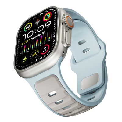 Apple Watch Ultra 49mm Zore KRD-135 Silikon Kordon Strap Kayış - 17