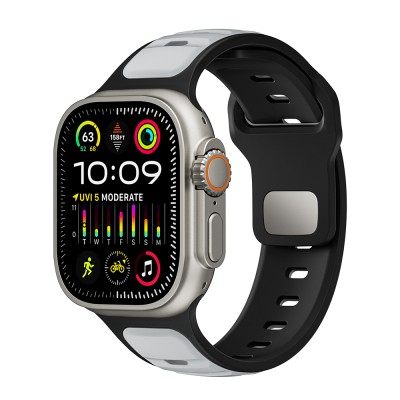 Apple Watch Ultra 49mm Zore KRD-135 Silikon Kordon Strap Kayış - 24