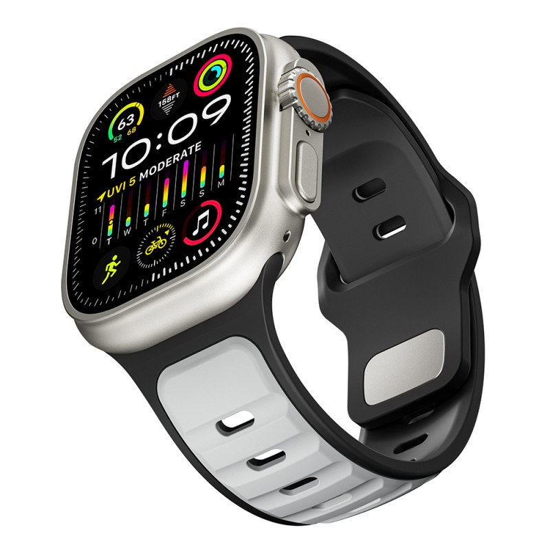 Apple Watch Ultra 49mm Zore KRD-135 Silikon Kordon Strap Kayış - 26
