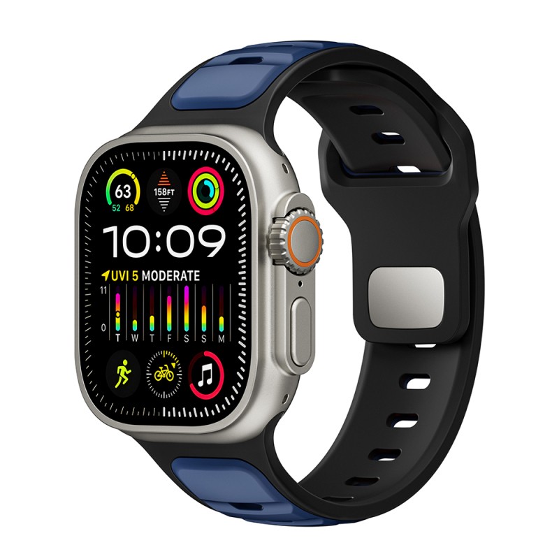 Apple Watch Ultra 49mm Zore KRD-135 Silikon Kordon Strap Kayış - 30