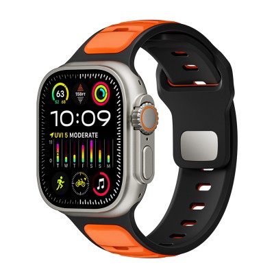 Apple Watch Ultra 49mm Zore KRD-135 Silikon Kordon Strap Kayış - 33