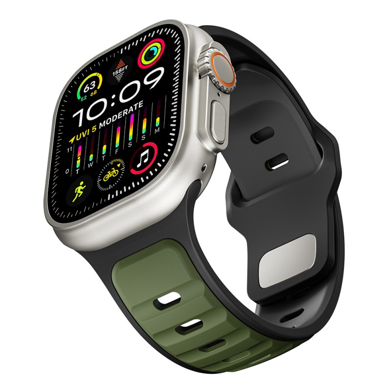 Apple Watch Ultra 49mm Zore KRD-135 Silikon Kordon Strap Kayış - 38