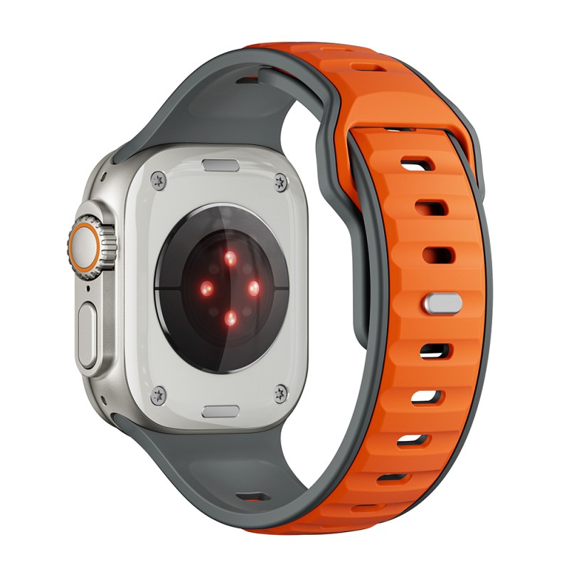 Apple Watch Ultra 49mm Zore KRD-135 Silikon Kordon Strap Kayış - 10
