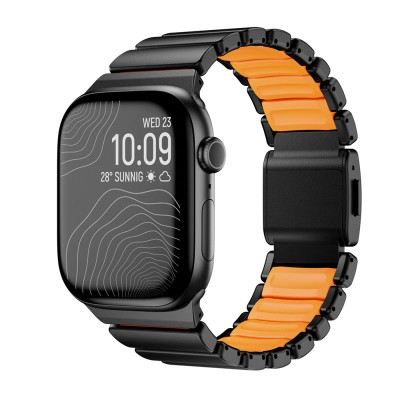 Apple Watch Ultra 49mm Zore KRD-151 Metal Silicone Band - 7