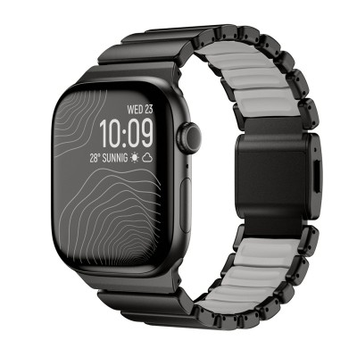 Apple Watch Ultra 49mm Zore KRD-151 Metal Silicone Band - 11