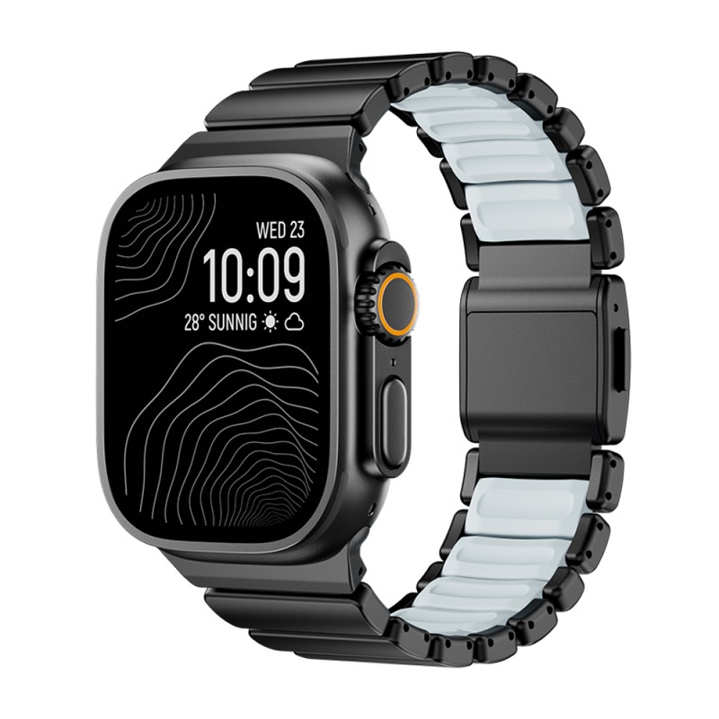 Apple Watch Ultra 49mm Zore KRD-151 Metal Silikon Kordon - 3