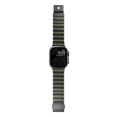 Apple Watch Ultra 49mm Zore KRD-152 Titanyum Silikon Kordon - 9
