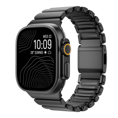 Apple Watch Ultra 49mm Zore KRD-152 Titanyum Silikon Kordon - 7
