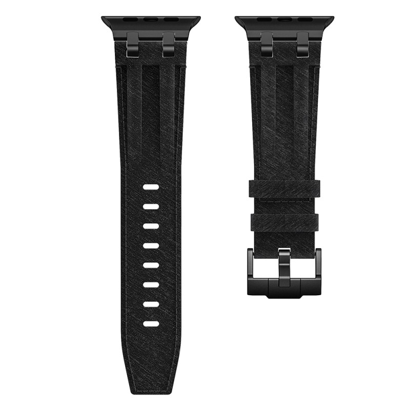 Apple Watch Ultra 49mm Zore KRD-153 Kot Kumaş Tasarımlı Kordon - 14