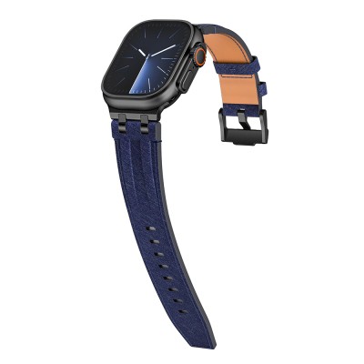 Apple Watch Ultra 49mm Zore KRD-153 Kot Kumaş Tasarımlı Kordon - 11