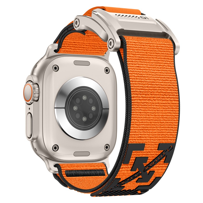 Apple Watch Ultra 49mm Zore KRD-154 Naylon Kumaş Hasır Örgülü Kordon - 23