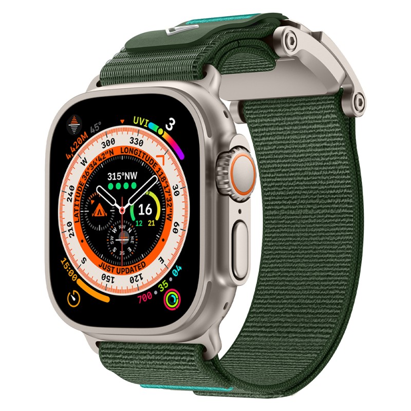Apple Watch Ultra 49mm Zore KRD-154 Naylon Kumaş Hasır Örgülü Kordon - 7