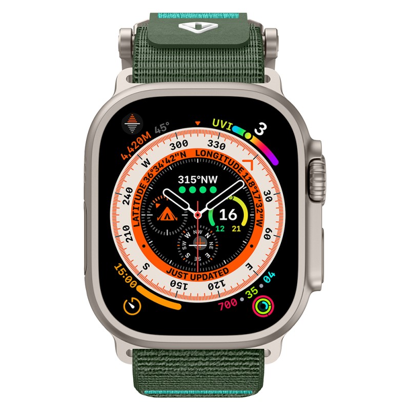 Apple Watch Ultra 49mm Zore KRD-154 Naylon Kumaş Hasır Örgülü Kordon - 15