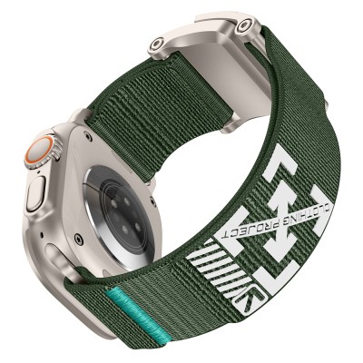 Apple Watch Ultra 49mm Zore KRD-154 Naylon Kumaş Hasır Örgülü Kordon - 34