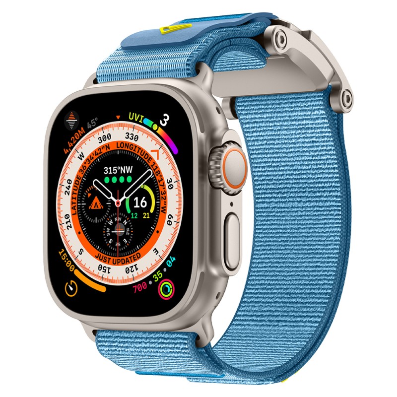 Apple Watch Ultra 49mm Zore KRD-154 Naylon Kumaş Hasır Örgülü Kordon - 1