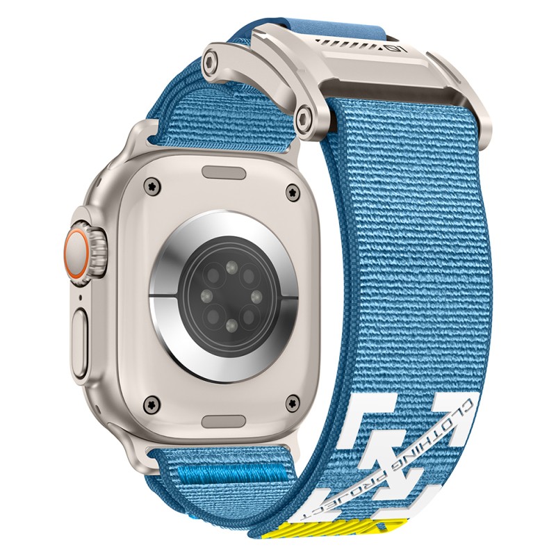 Apple Watch Ultra 49mm Zore KRD-154 Naylon Kumaş Hasır Örgülü Kordon - 24