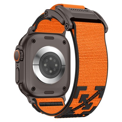 Apple Watch Ultra 49mm Zore KRD-154 Naylon Kumaş Hasır Örgülü Kordon - 20