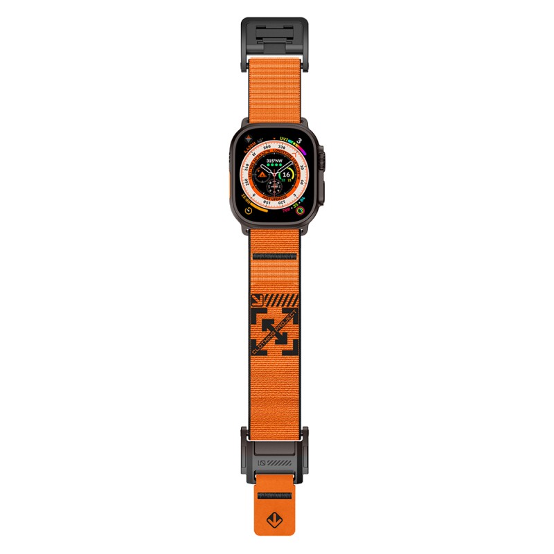 Apple Watch Ultra 49mm Zore KRD-154 Naylon Kumaş Hasır Örgülü Kordon - 69