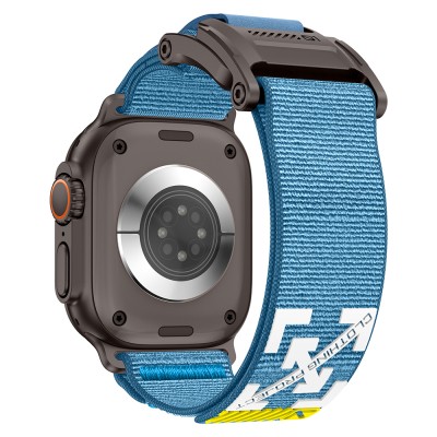 Apple Watch Ultra 49mm Zore KRD-154 Naylon Kumaş Hasır Örgülü Kordon - 17