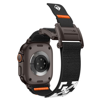 Apple Watch Ultra 49mm Zore KRD-154 Naylon Kumaş Hasır Örgülü Kordon - 52