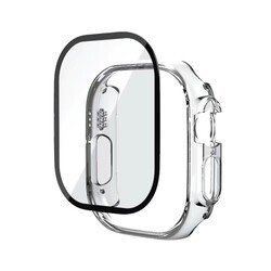 Apple Watch Ultra 49mm Zore Watch Gard + PMMA Şeffaf Kasa ve Ekran Koruyucu - Zore
