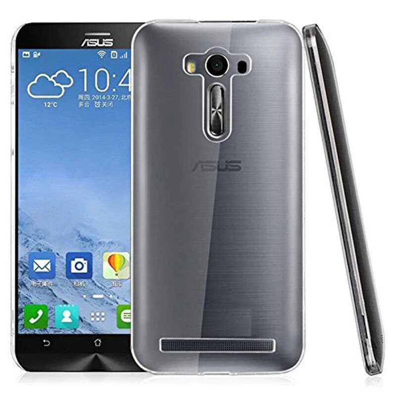 Asus Zenfone 2 Laser ZE500KL Kılıf Zore Süper Silikon Kapak - Renksiz