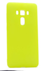 Asus Zenfone 3 Deluxe ZS570KL Case Zore Premier Silicon Cover Yellow