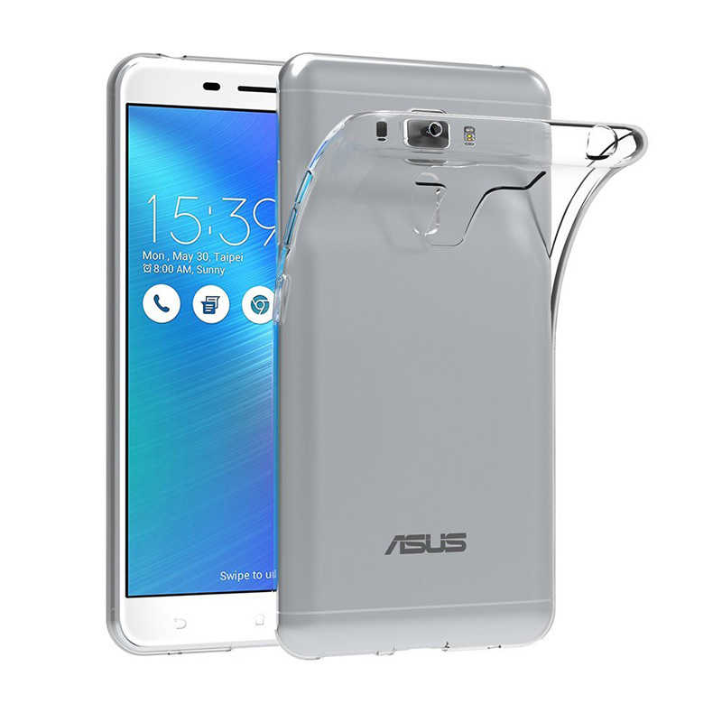 Asus Zenfone 3 Laser ZC551KL Kılıf Zore Süper Silikon Kapak - Renksiz