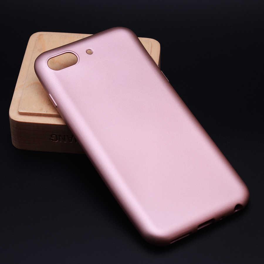 Asus Zenfone 4 Max ZC520KL Kılıf Zore Premier Silikon Kapak - Rose Gold