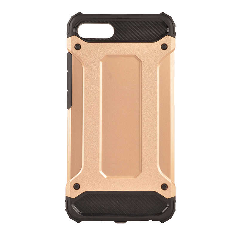 Asus Zenfone 4 Max ZC554KL Kılıf Zore Crash Silikon Kapak - Gold