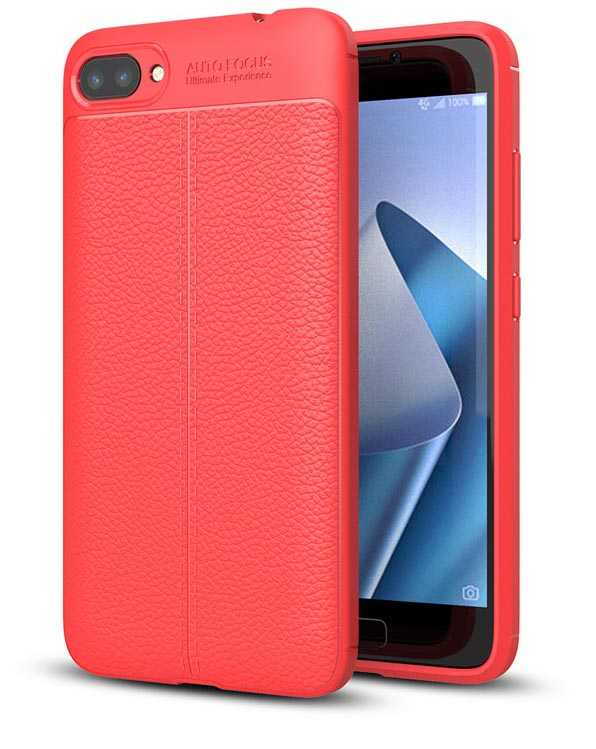 Asus Zenfone 4 Max ZC554KL Kılıf Zore Niss Silikon Kapak - Kırmızı