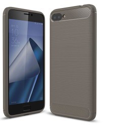 Asus Zenfone 4 Max ZC554KL Kılıf Zore Room Silikon Kapak Gri