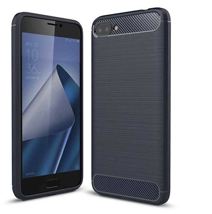 Asus Zenfone 4 Max ZC554KL Kılıf Zore Room Silikon Kapak - Lacivert