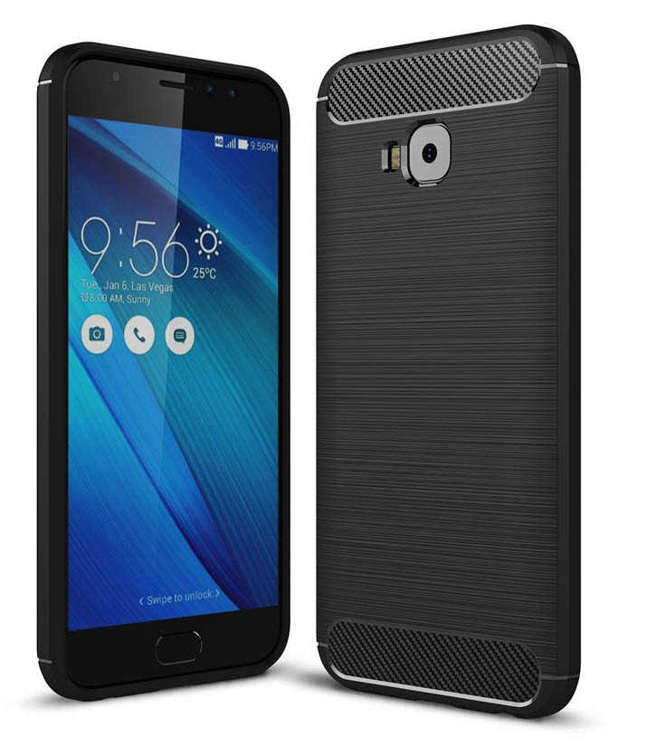 Asus Zenfone 4 Selfie ZD553KL Kılıf Zore Room Silikon Kapak - Siyah