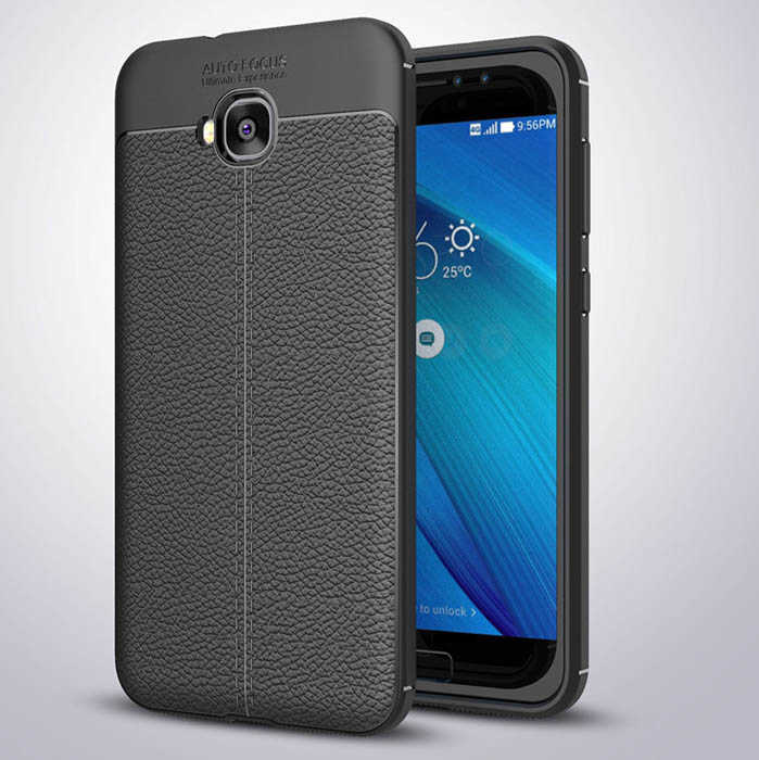 Asus Zenfone 4 Selfie ZD553KL Kılıf Zore Silikon Niss Kapak - Siyah