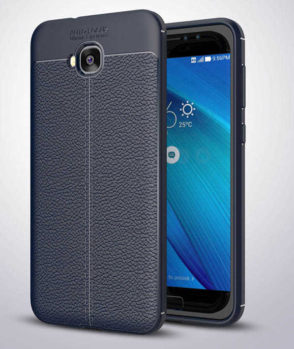 Asus Zenfone 4 Selfie ZD553KL Kılıf Zore Silikon Niss Kapak - Lacivert