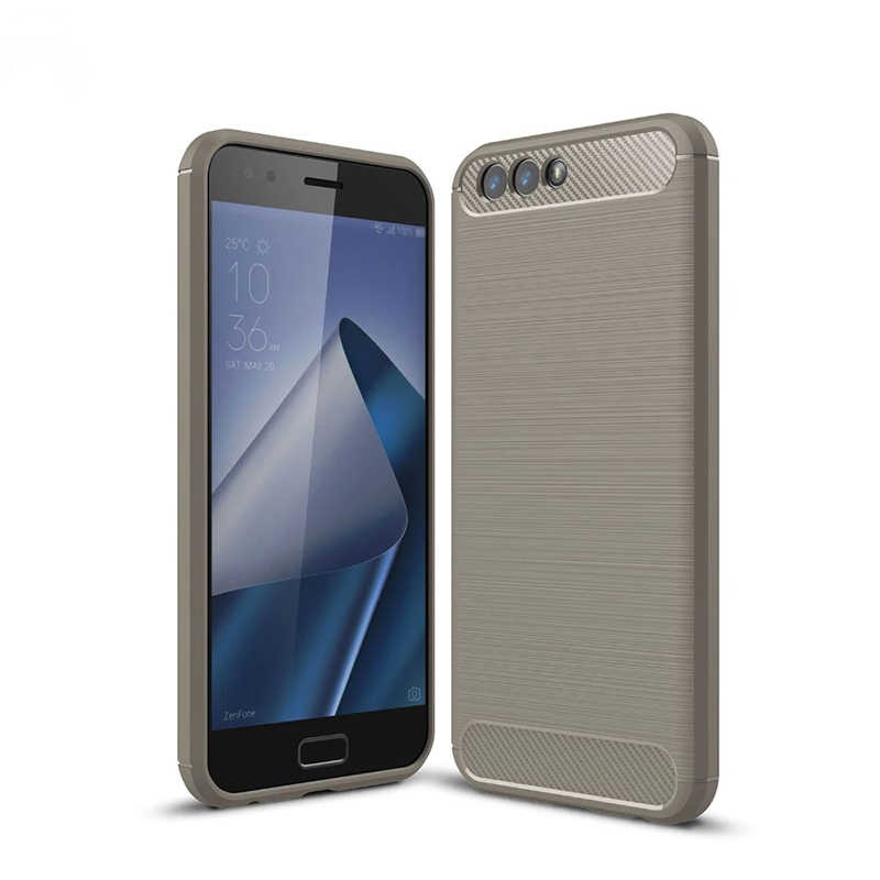 Asus Zenfone 4 ZE554KL Kılıf Zore Room Silikon Kapak - Gri