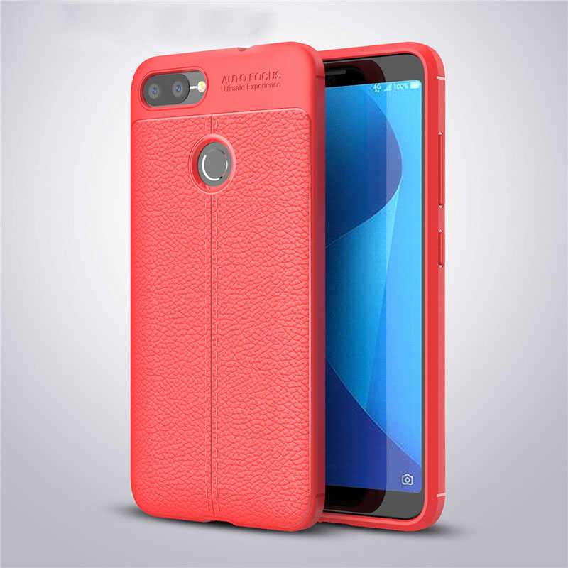 Asus Zenfone Max Plus (M1) ZB570TL Kılıf Zore Niss Silikon Kapak - Kırmızı