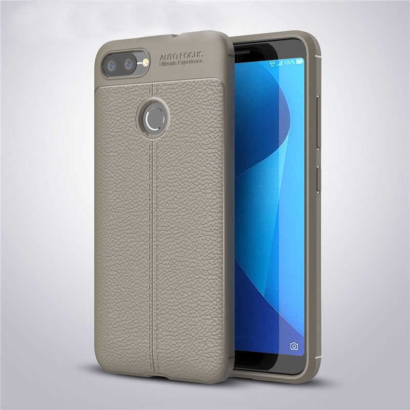 Asus Zenfone Max Plus (M1) ZB570TL Kılıf Zore Niss Silikon Kapak - Gri
