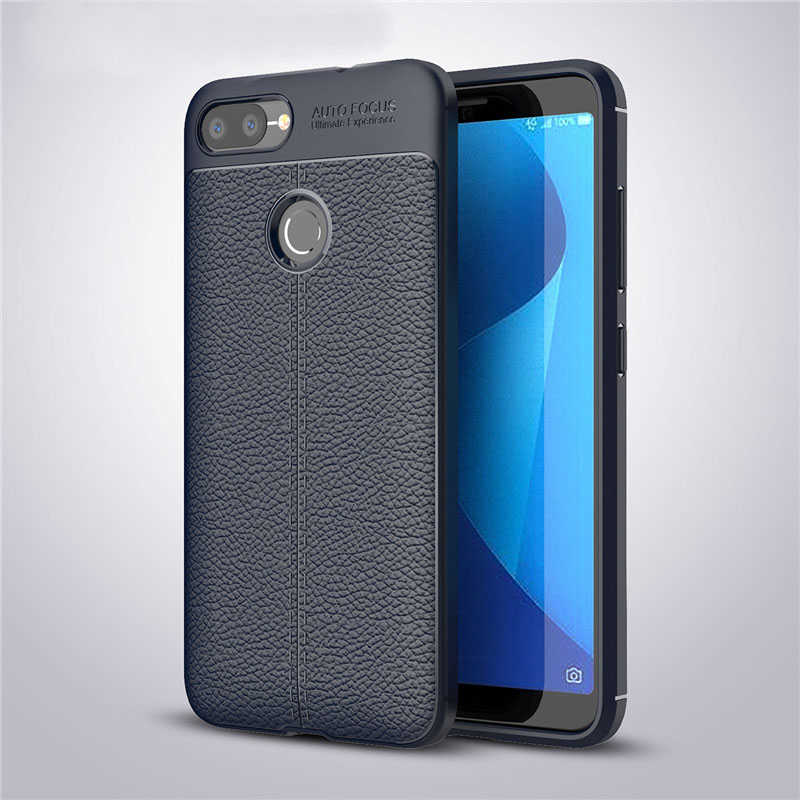 Asus Zenfone Max Plus (M1) ZB570TL Kılıf Zore Niss Silikon Kapak - Lacivert