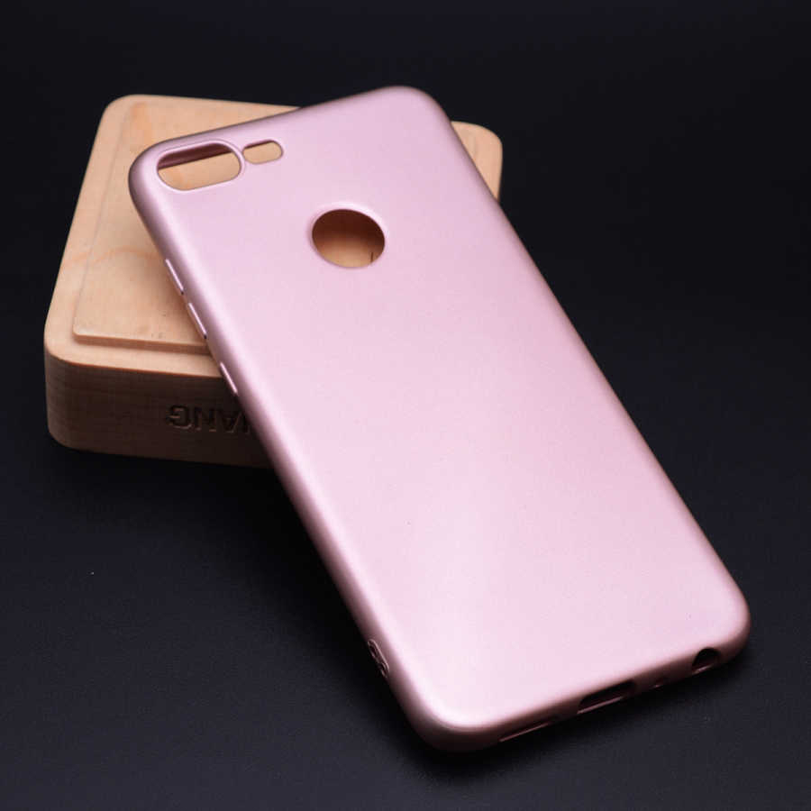 Asus Zenfone Max Plus (M1) ZB570TL Kılıf Zore Premier Silikon Kapak - Rose Gold