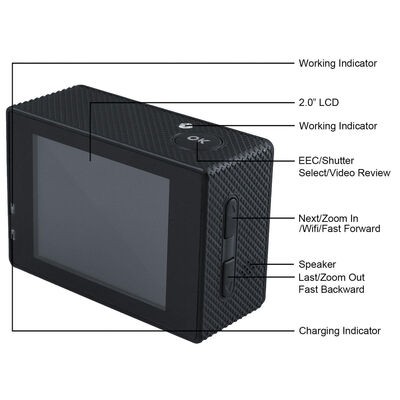 Ausek AT-G100 Action Camera - 4