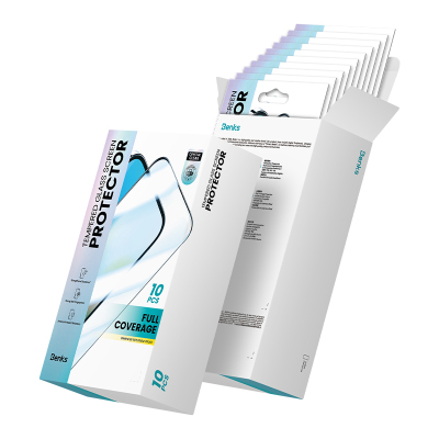 Benks 0.3mm Air Shield Screen Protector Hydrophobic and Oleophobic Features for Apple iPhone 16 Pro Max 10 Pack - Benks