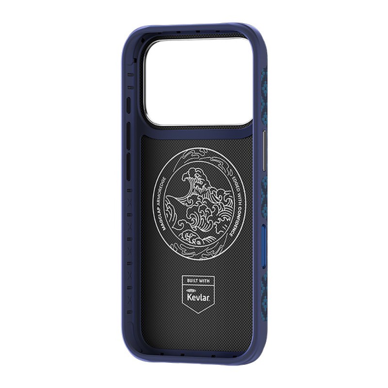 Benks ArmorGrid ArmorEdge X9 Series Kevlar Carbon Cover for Apple iPhone 17 Pro with M-Safe Charging and Raised Camera Bezel - 5