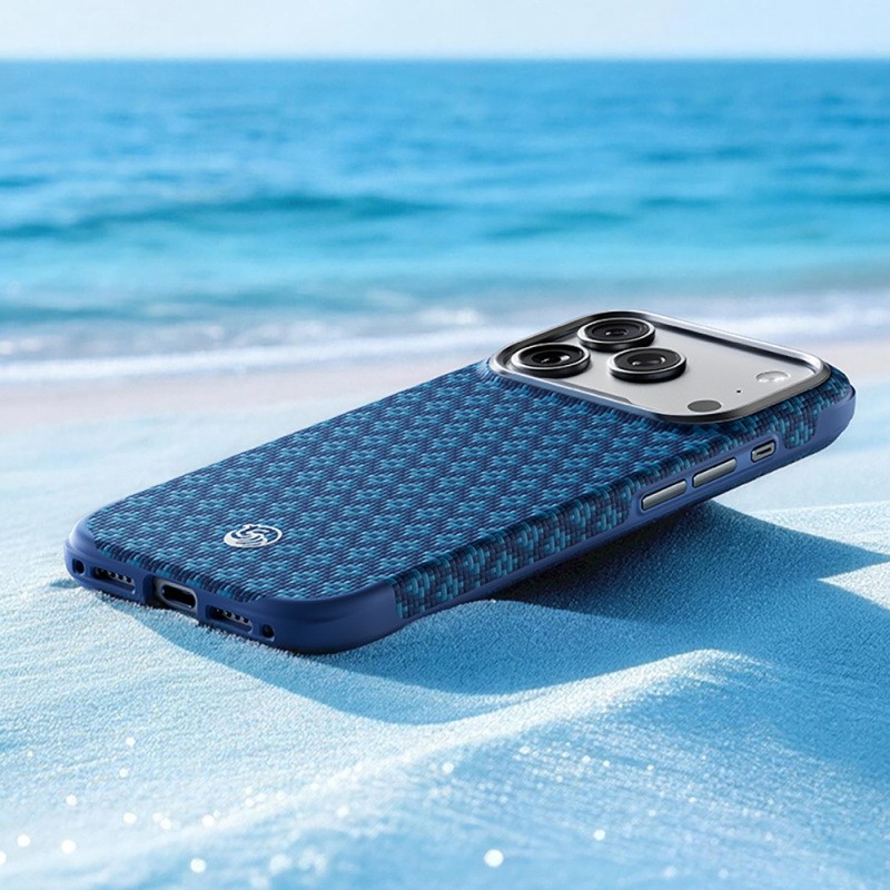 Benks ArmorGrid ArmorEdge X9 Series Kevlar Carbon Cover for Apple iPhone 18 Pro – M-Safe Charging Compatible with Raised Camera Bezel - 13